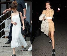 明星爱穿的拖鞋,时尚拖鞋的明星效应